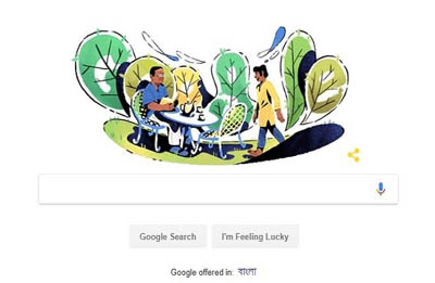 গুগল ডুডলে হ‌ুমায়ূন আহমেদ