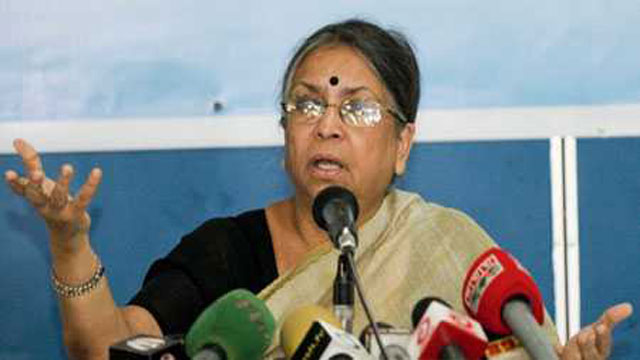 মাদক নির্মূলে বন্দুকের ব্যবহারে উদ্বিগ্ন সুলতানা কামাল