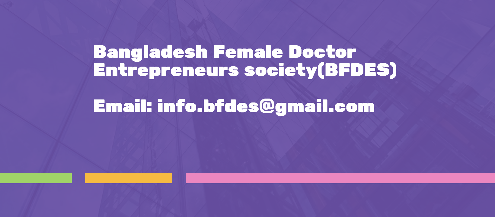 Bangladesh Female Doctor Entrepreneurs Society formed