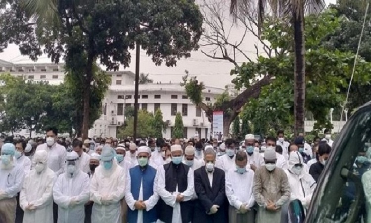 সুপ্রিম কোর্টে অ্যাটর্নি জেনারেলের জানাজা সম্পন্ন