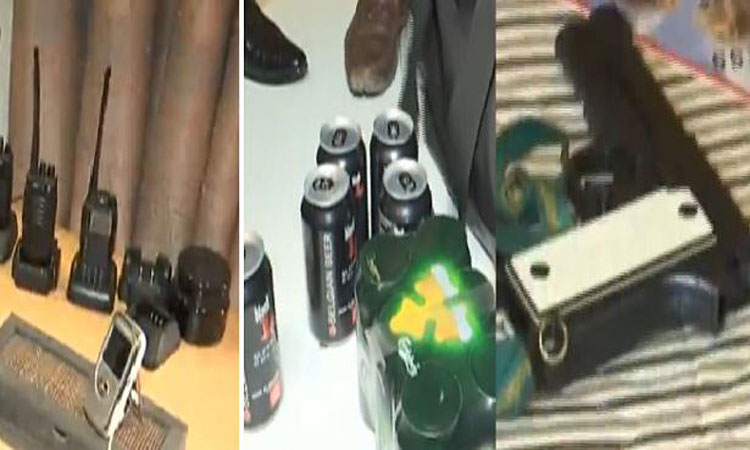 এরফান সেলিমের বাসা থেকে আগ্নেয়াস্ত্র-মাদক উদ্ধার