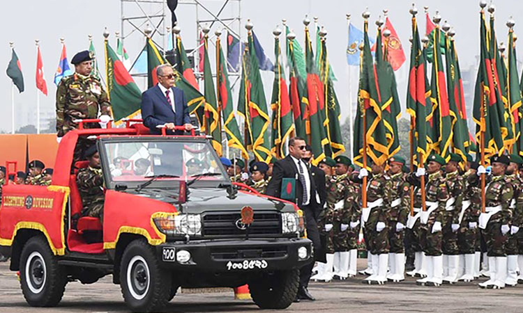 বিজয় দিবসে প্যারেড গ্রাউন্ডের কুচকাওয়াজ বাতিল