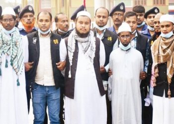 কুষ্টিয়ায় ভাস্কর্য ভাঙচুর: ৪ জন রিমান্ডে