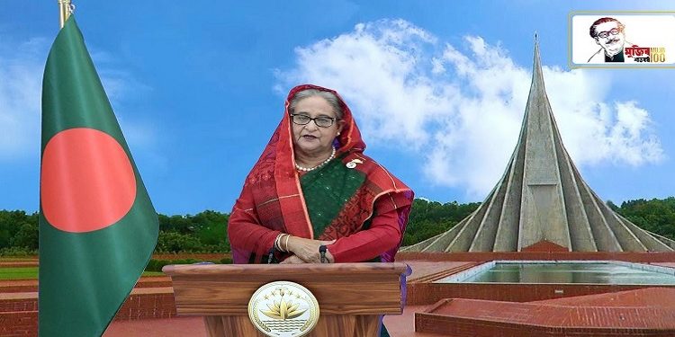 জনগণকে ধন্যবাদ জানালেন প্রধানমন্ত্রী শেখ হাসিনা