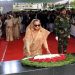 বঙ্গবন্ধুর প্রতিকৃতিতে প্রধানমন্ত্রীর শ্রদ্ধা