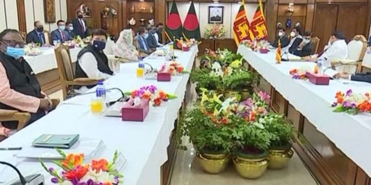 বাংলাদেশ-শ্রীলঙ্কার মধ্যে ৬ সমঝোতা স্মারক সই