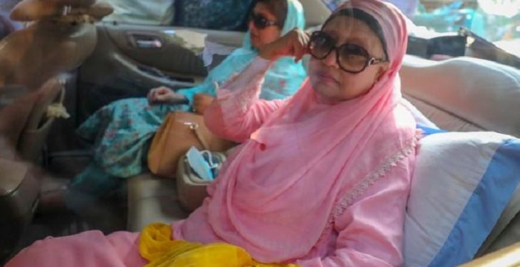 ৫৪ দিন পর ফিরোজায় খালেদা জিয়া