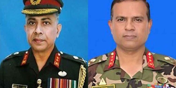 ডিজিএফআইয়ের মহাপরিচালক শামস চৌধুরী, কিউএমজি সাইফুল আলম