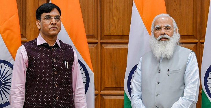 ভারতের নতুন স্বাস্থ্যমন্ত্রী মানসুখ মান্দাভিয়া