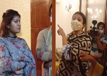 বিপুল পরিমাণে মদ-ইয়াবাসহ মডেল ফারিয়া ও মৌ আটক