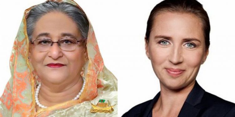 প্রধানমন্ত্রী শেখ হাসিনাকে ডেনমার্কের প্রধানমন্ত্রীর ফোন
