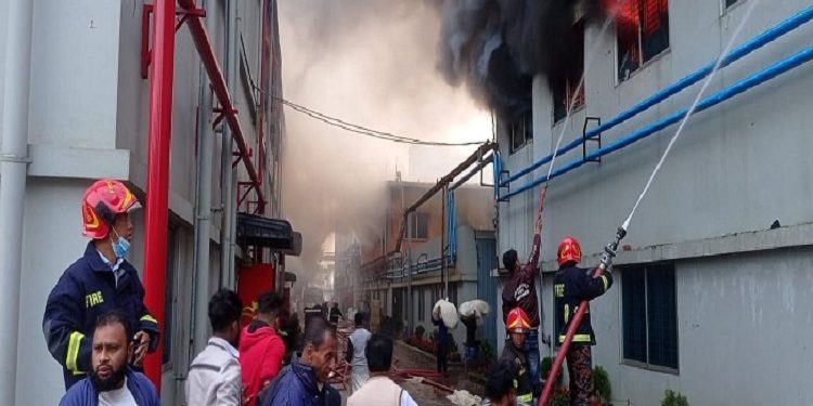 জাহিন নিটওয়্যারের আগুন