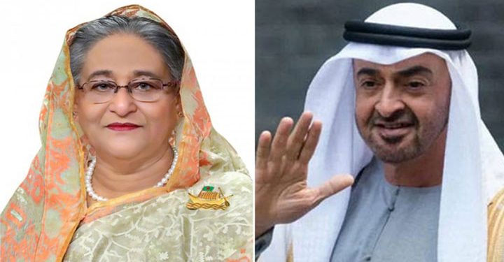 আমিরাতের নতুন প্রেসিডেন্টকে অভিনন্দন জানিয়েছেন প্রধানমন্ত্রী শেখ হাসিনা