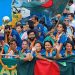 চ্যাম্পিয়নদের ফুল দিয়ে বরণ করে নিলো বাফুফে