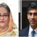 যুক্তরাজ্যের ঋষি সুনাককে অভিনন্দন প্রধানমন্ত্রীর