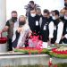 বনানীতে জাতীয় নেতাদের কবরে প্রধানমন্ত্রীর শ্রদ্ধা নিবেদন