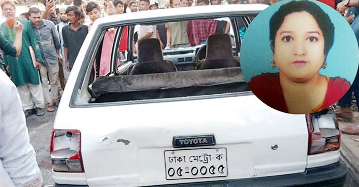 প্রাইভেটকার চাপায় নারীর মৃত্যুর ঘটনায় মামলা