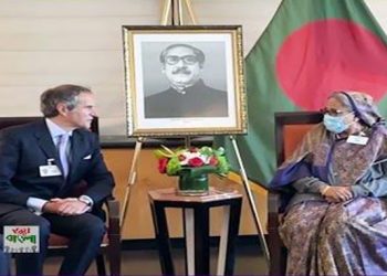 বিশ্ব আণবিক সংস্থার মহাপরিচালকের সাথে প্রধানমন্ত্রীর সাক্ষাৎ