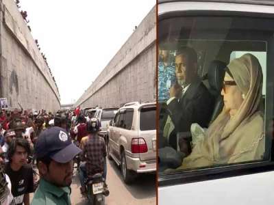 দেশে ফিরেছেন বিএনপি চেয়ারপারসন খালেদা জিয়া : স্বাগত জানাতে উল্লসিত নেতাকর্মীরা