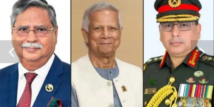 রাষ্ট্রপতি ও প্রধান উপদেষ্টার সঙ্গে সেনাপ্রধানের সাক্ষাৎ